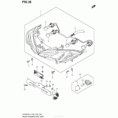 Схема вузла: Задній ліхтар (Стоп-сигнал) для Suzuki UH200 Burgman
