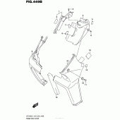Схема узла: Накладки рамы (Vzr1800Bzl7 E03) для Suzuki VZR1800 Boulevard M109R B.O.S.S