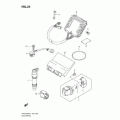Схема узла: Электрооборудование (Gsx1300rl1 e19) для Suzuki GSX1300 Hayabusa