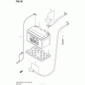 Схема вузла: Акумулятори (Gsx-R1000L4 E03) для Suzuki GSX-R1000