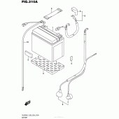 Схема узла: Аккумулятор для Suzuki DL650 V-Strom