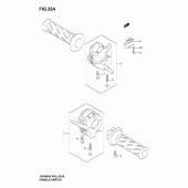 Схема узла: Пульт управления рулевой (Model k6) для Suzuki GS500
