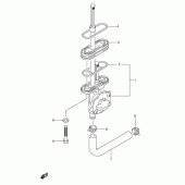 Схема узла: Топливный кран для Suzuki DR-Z400 DR-Z400S