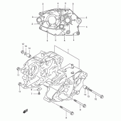 Схема вузла: Картер двигуна для Suzuki DF125