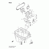 Схема узла: Масляный насос & Поддон для Suzuki GSX-R1000