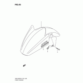 Схема узла: Переднее крыло для Suzuki GSX1250