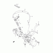 Схема узла: Масляный насос для Suzuki TS200