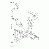 Схема вузла: Вихлопна система для Suzuki GSX-R750