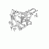 Схема узла: Рама для Suzuki GS1000