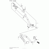 Схема узла: Выхлопная система для Suzuki DR-Z125 DR-Z125