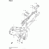 Схема узла: Рама для Suzuki GSX-R600