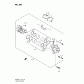 Схема узла: Передний тормозной суппорт (Gsf650sul1 e21) для Suzuki GSF650 Bandit S