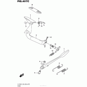 Схема узла: Stand (Vl1500Bl7 E33) для Suzuki VL1500 Boulevard C90T B.O.S.S
