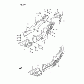 Схема вузла: Бічні панелі (Model n) для Suzuki GSX-R750