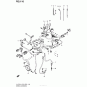 Схема узла: Wiring Harness (Vl1500L4 E33) для Suzuki VL1500 Boulevard C90