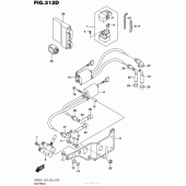 Схема вузла: Електроустаткування (Sv650Al7 E33) для Suzuki SV650