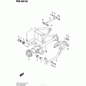Схема вузла: Задній важіль (маятник) для Suzuki VZ800 Boulevard M50