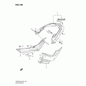 Схема узла: Заднее крыло (Vzr1800l2 e51) для Suzuki VZR1800 Intruder M1800R/ Boulevard M109R
