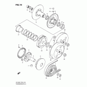Схема вузла: Трансмісія для Suzuki UH125 Burgman