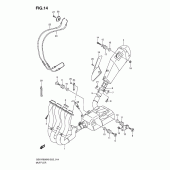 Схема вузла: Вихлопна система для Suzuki GSX-R600