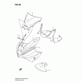 Схема узла: Передний обтекатель (Gs500fhk7) для Suzuki GS500