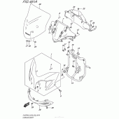 Схема вузла: Передній обтічник Suzuki DL650 V-Strom