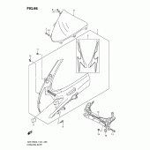Схема вузла: Передній обтічник Suzuki GSX-R600