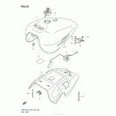 Схема узла: Топливный бак (Vzr1800Zl4 E28) для Suzuki VZR1800 Boulevard M109R