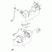 Схема вузла: Поворотники (Model r p31) для Suzuki TS125