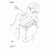 Схема вузла: Акумулятор для Suzuki DR-Z250