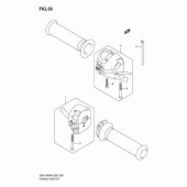 Схема узла: Пульт управления рулевой для Suzuki GSX1400