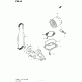 Схема вузла: Масляний насос Suzuki VL800 Boulevard C50C