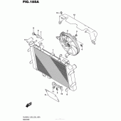 Схема вузла: Радіатор для Suzuki DL650 V-Strom
