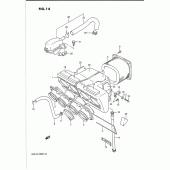Схема узла: Воздушный фильтр для Suzuki GSX-R1100