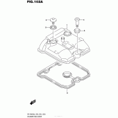 Схема узла: Клапанная крышка для Suzuki DR-Z400 DR-Z400S