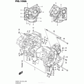 Схема вузла: Картер двигуна для Suzuki SV650