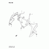 Схема узла: Накладка фары (Gsf650ul2 e21) для Suzuki GSF650 Bandit