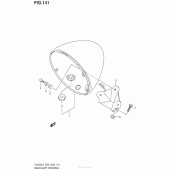 Схема узла: Кожух фары для Suzuki VL800 Boulevard C50T