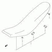 Схема вузла: Сидіння (Model k2/k3/k4) для Suzuki DR-Z400 DR-Z400