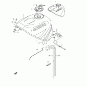 Схема вузла: Паливний бак (Model k3) для Suzuki GSX-R1000