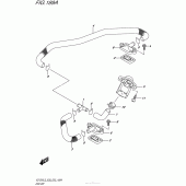 Схема вузла: Система індукції повітря для Suzuki VZ1500 Boulevard M90