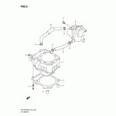 Схема узла: Цилиндр для Suzuki DR-Z400 DR-Z400S