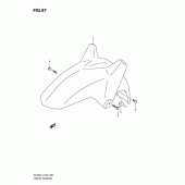 Схема узла: Переднее крыло (Dl650l1 e24) для Suzuki DL650 V-Strom