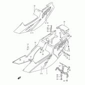 Схема вузла: Бічні панелі (Model p) для Suzuki RGV250