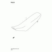 Схема узла: Сиденье для Suzuki RM-Z450