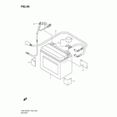 Схема вузла: Акумулятор (Gsx1300rl1 e51) для Suzuki GSX1300 Hayabusa