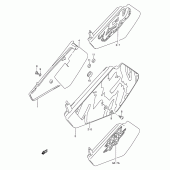 Схема вузла: Бічні панелі (Model n/p/r) для Suzuki DR250