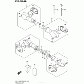 Схема вузла: Поворотники для Suzuki GSX-S1000