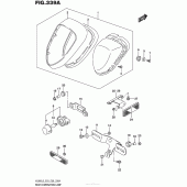 Схема узла: Задний фонарь (Стоп-сигнал) (Vl800L5 E03) для Suzuki VL800 Boulevard C50