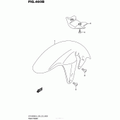 Схема вузла: Переднє крило (For Pgz) (Vzr1800Bzl6 E28) для Suzuki VZR1800 Boulevard M109R